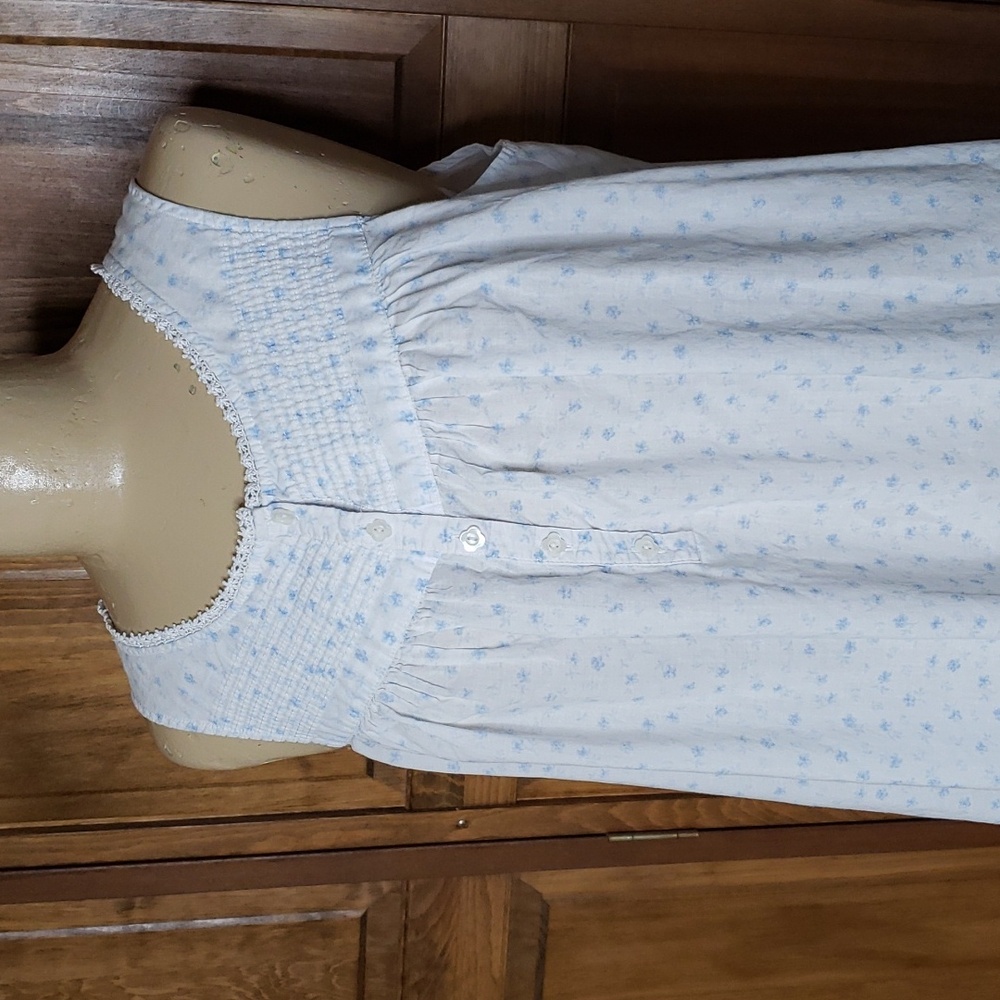 Jennifer Moore Granny Cottagecore Sleeveless Nightgown Sz 1X